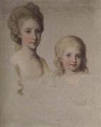 Angelica Kauffmann Bozzetto zum Bildnis Maria Theresa und Maria Chrstian France oil painting reproduction